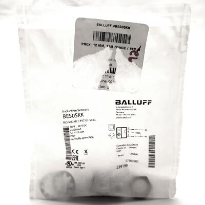 BALLUFF SENSOR INDUCTIVO M12 PNP 10-30VDC QD