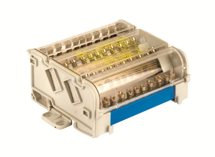 TEMPER BLOQUE REPARTIDOR RIEL BIPOLAR 125AMP 0776240