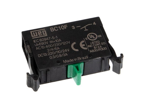 GE CONTACTO AUXILIAR 10PZS 1P FRONTAL P/CL10