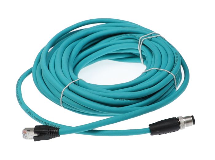 BALLUFF CABLE M12 4P MACHO RJ45 4P MACHO 10MTS 4HILOS TPE BLINDADO CODIF-D