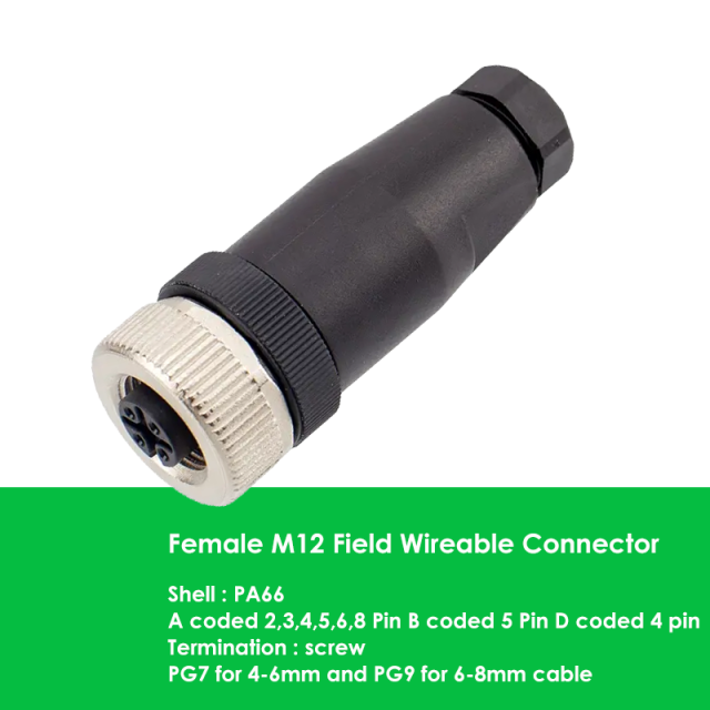 BALLUFF CONECTOR M12 4P HEMBRA PA CODIF-A