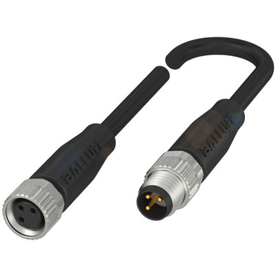 BALLUFF CABLE M8 3P HEMBRA M8 3P MACHO 5MTS 3HILOS PUR CODIF-A