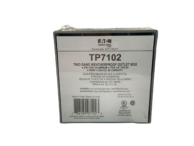 HUBBELL P+S BOX 100A 2" ANG ALUMINIO