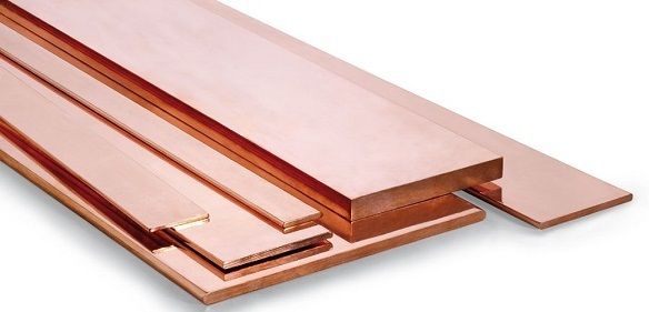 BARRA (SOLERA) DE COBRE DE 1"" X 3/16""