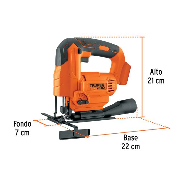 TRUPER BANDOLA DE ALUMINIO DE 5*80mm NARANJA