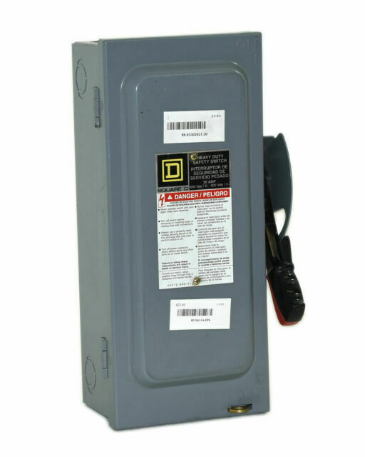 HUBBELL SECCIONADOR 16A 3P 600VAC 50HP MAX