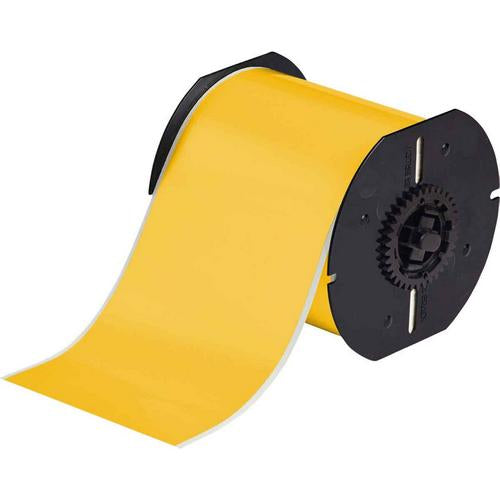 BRADY THERMAL TRANSFER LABEL VINYL YELLOW 142032