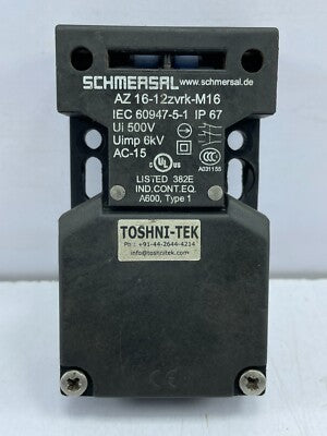 SCHMERSAL SAFETY INTERLOCK SWITCH IP67 10A 500V