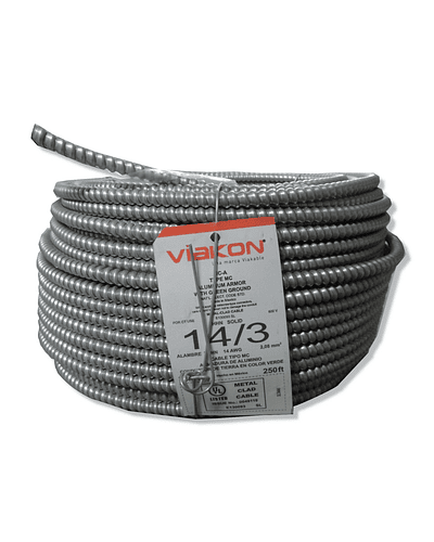 VIAKON CABLE ARMAFLEX 3X14 ROLLO 76.20 MTS