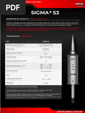 AMESA BASE ACERO INOX 2 MTS