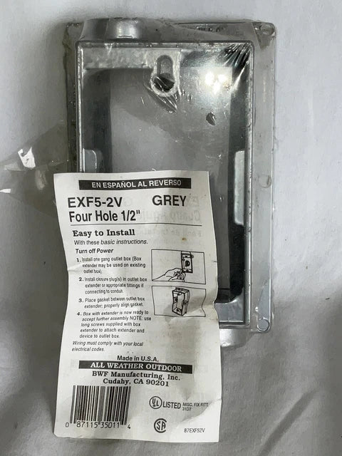 CROUSE HINDS CAJA POSTERIOR P/RECEP 60 Y 100AMP 1-1/2