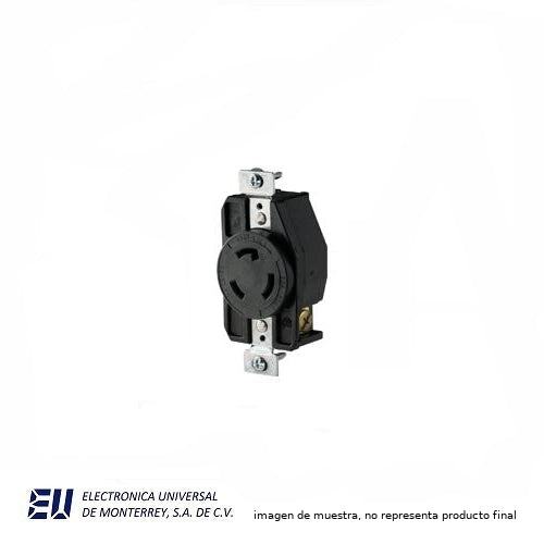 ARROW RECEPTACULO SENCILLO 20A 347/600V 3PH 4P5W H/L BK