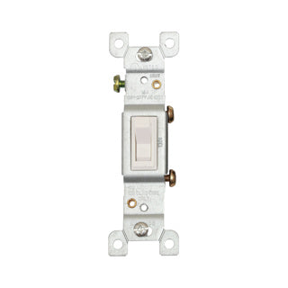ARROW-HART INTERRUPTOR SENCILLO DE PALANCA BLANCO 15A 120/277V
