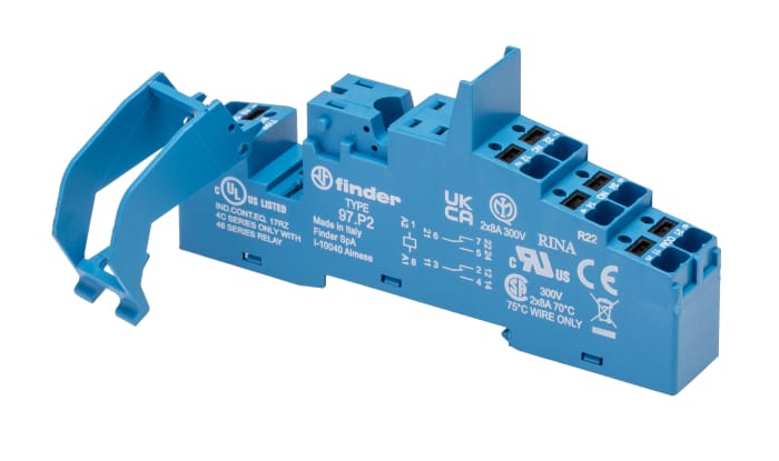 FINDER BASE SERIE 46.52 AZUL PUSH-IN