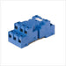 FINDER BASE TERMINALES SOLDABLES SERIE 55.33 AZUL