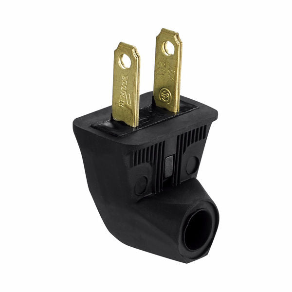 ARROW HART CLAVIJA ANGULAR DE HULE NEGRA 2P2H 15A 125V NEMA 1-15P