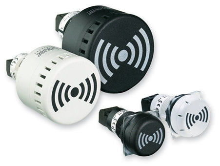 AUER ESM ZUMBADOR TRASPANEL M22 2 TONOS BASE GRIS 120VAC 100dB