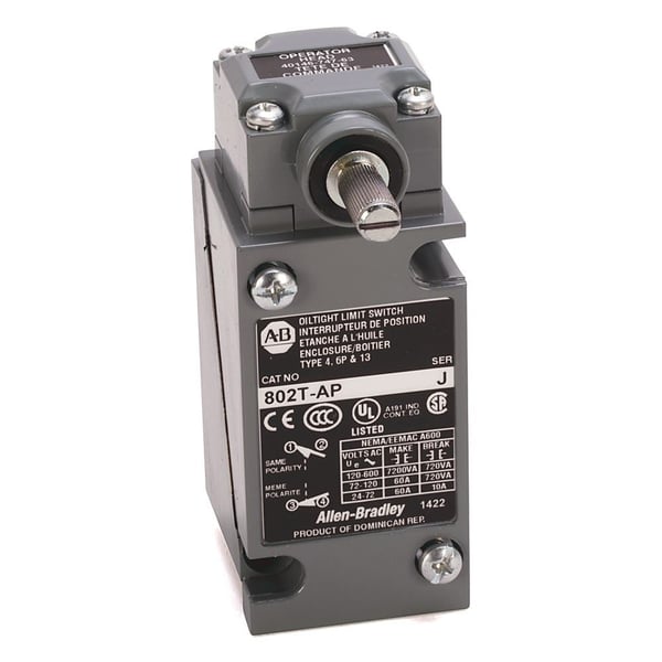 ALLEN-BRADLEY LIMIT SWITCH PLUG-IN LEVER TYPE