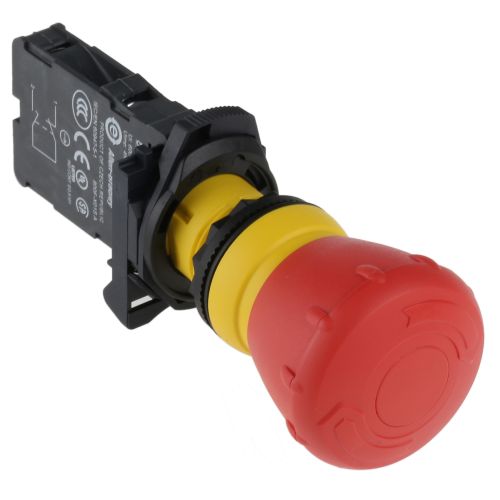 ALLEN-BRADLEY BOTON PULSADOR HONGO ROJO