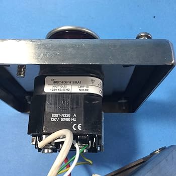 ALLEN-BRADLEY BOTON PULSADOR ILUMINADO LED HONGO ROJO