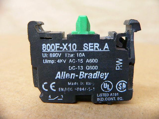 ALLEN-BRADLEY BOTON PULSADOR AZUL