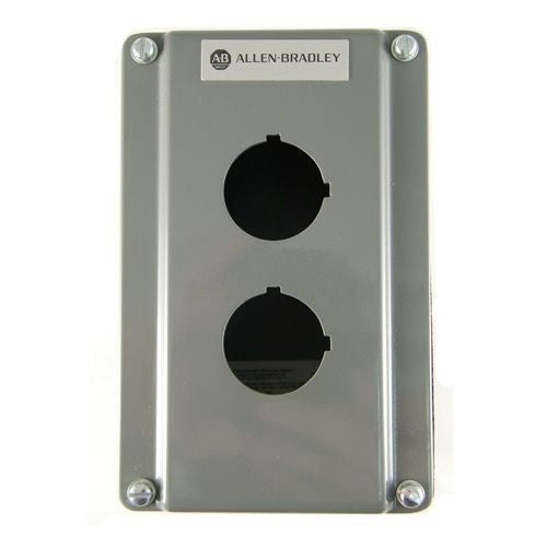 ALLEN-BRADLEY PUSHBUTTON ENCLOSURE 2 HOLES