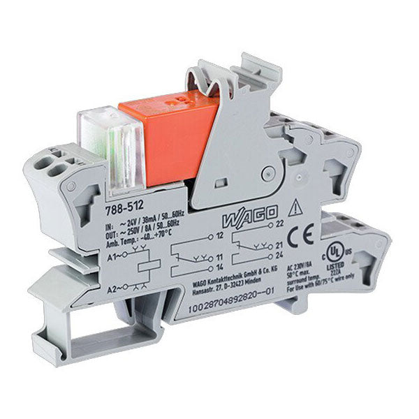 WAGO RELAY MODULE 24VAC IN / 250VAC OUT