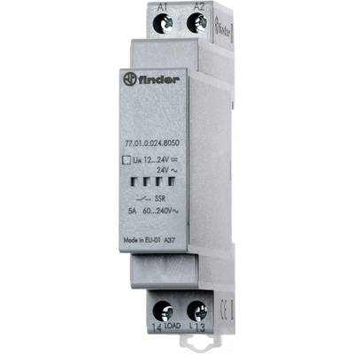 FINDER REL EDO SOLIDO P/RIEL 1P 5A ENT 90-265VAC/DC SAL 48-265VAC