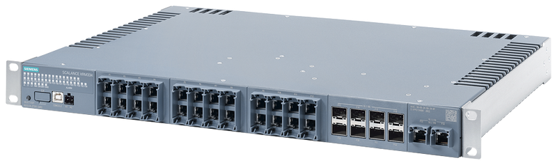 SIEMENS SCALANCE XRM334 MANAGED RACK DE 19" DIAGNOSTICO LED
