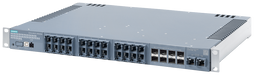 SIEMENS SCALANCE XRM334 MANAGED RACK DE 19" DIAGNOSTICO LED