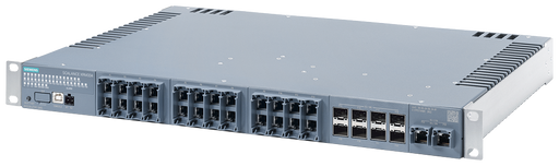 SIEMENS SCALANCE XRM334 MANAGED RACK DE 19" DIAGNOSTICO LED