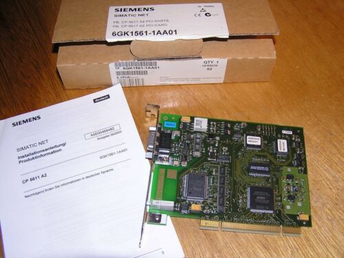 SIEMENS SIMATIC CP5611-A2 PROFIBUS DP-MPI-PPI COMM PROC. PCI