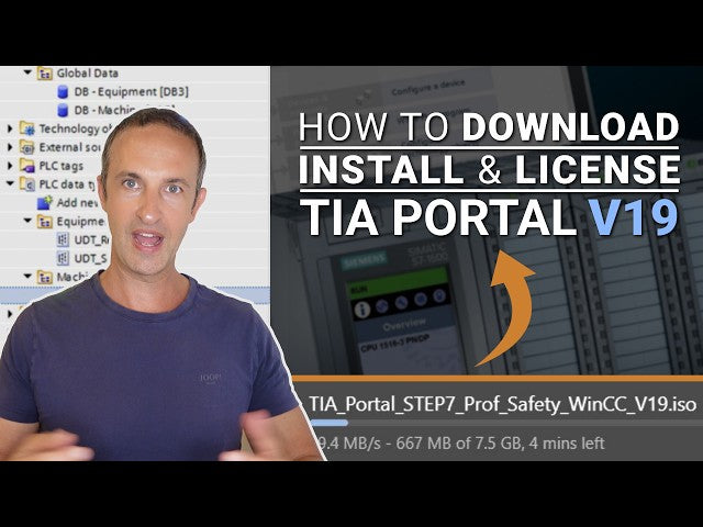 SIEMENS TIA PORTAL MULTIUSER ENGINEERING V19 FLOATING SOFTWARE Y