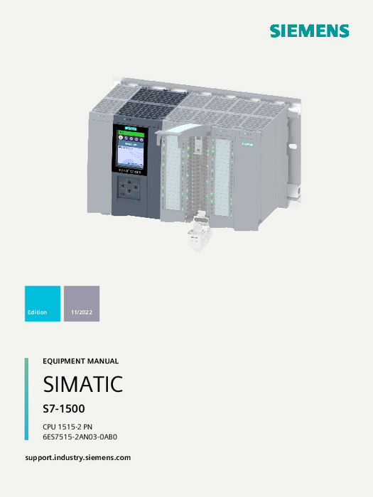 SIEMENS CPU 1515-2 PN SIEMENS MEMORY CARD NECESARIA