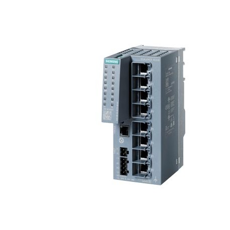 SIEMENS SWITCH SCALANCE 8xRJ45 10/100 Mbit/s  RANURA C-PLUG ADMINISTRABLE XC208