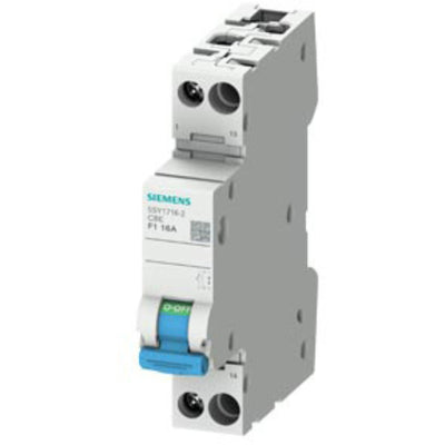 SIEMENS INT TERMOMAG P/RIEL 1P .05A 3kA 230V  50/60 Hz DC 60V