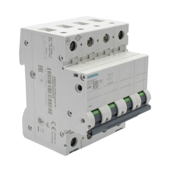SIEMENS INTERRUPTOR TERMOMAGNETICO RIEL DIN 10A 1 POLO