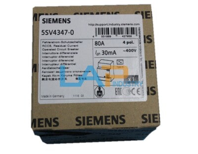SIEMENS INT DIFERENCIAL 4P 80A 30MA — Dimeint.com