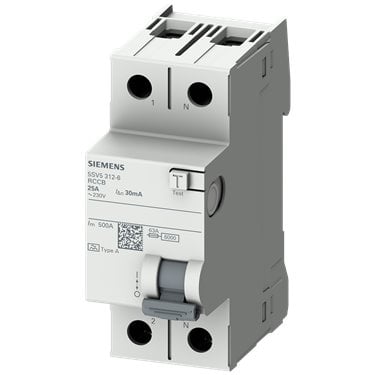SIEMENS interruptor diferencial 4 polos Tipo A Entrada 40 A 30 mA