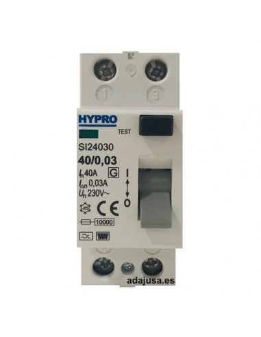 SIEMENS INTERRUPTOR FI/LS TIPO A 2P 30MA 6A CURVA C 110VAC