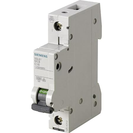 SIEMENS INT TERMOMAG P/RIEL 3P 1A C 6kA 440VAC 60VDC