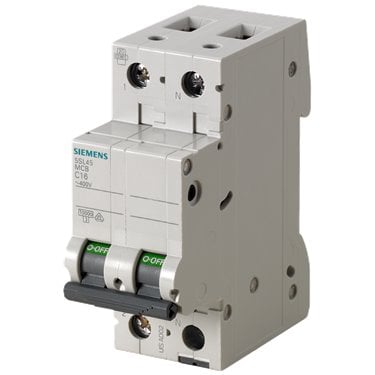 SIEMENS AUTOMATICO MAGNETOTERMICO 230V 10KA 1+N POLOS C 6A