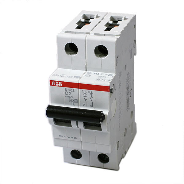 SIEMENS INT TERMOMAG P/RIEL 1P 2A C 10kA 440VAC 60VDC