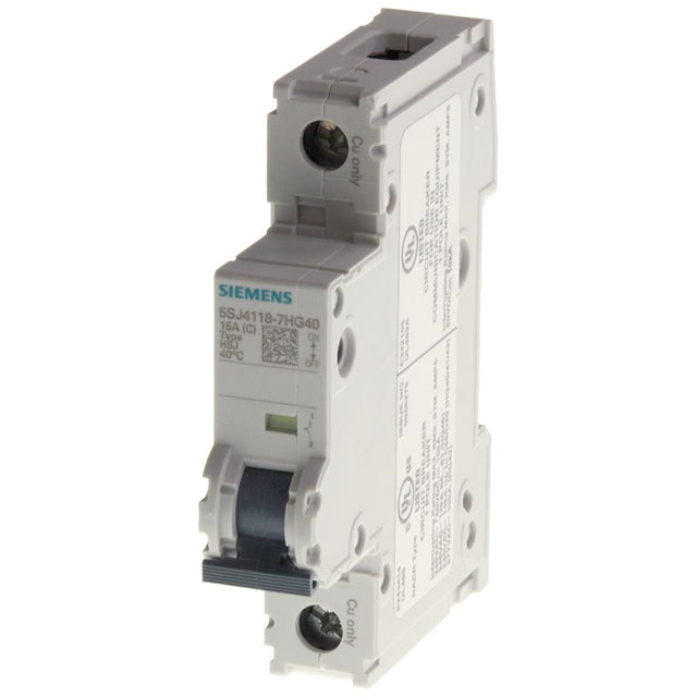 SIEMENS INT TERMOMAG P/RIEL 1P .5A C 14KA 440VAC 60VDC