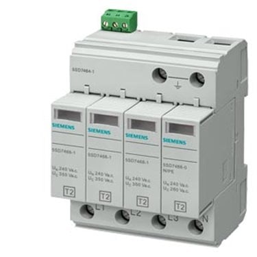 SIEMENS DESCARGADOR DE SOBRETENSIONES TIPO 2 CLASE C 4P 3+1 TN-S