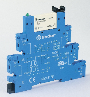 FINDER RELEVADOR DE POTENCIA 12AMP 120VAC 4P2T 8PIN