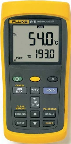 FLUKE-54-2 60HZ TERMOMETRO DIGITAL AVANZADO