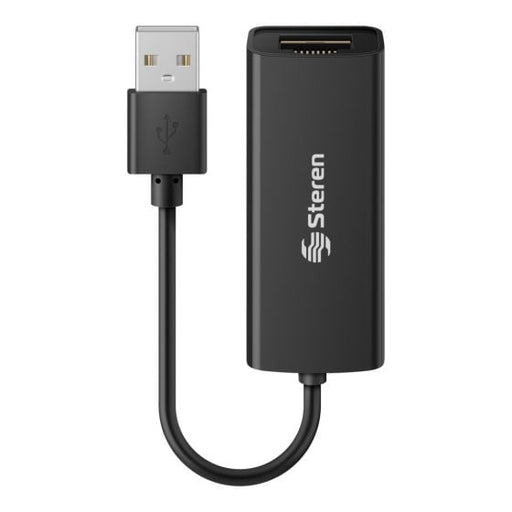 STEREN ADAPTADOR USB A FAST ETHERNER RJ45 C/HUB