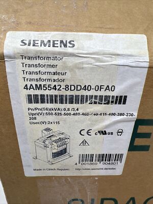 SIEMENS TRANSFORMADOR PRI 480 440 380 230 SEC 2X115