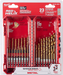 MILWAUKEE JUEGO DE BROCAS DE TITANIO SHOCKWAVE 23 PIEZA